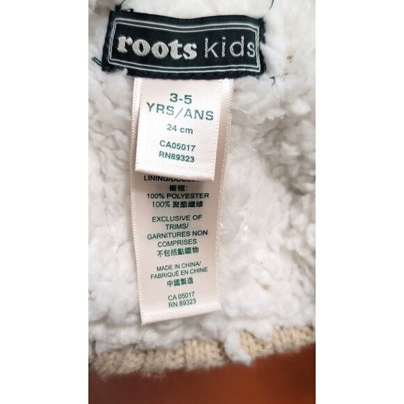 Roots Kids Pom Pom Beanie Hat Canada Design 3-5 Yrs - Picture 5 of 7